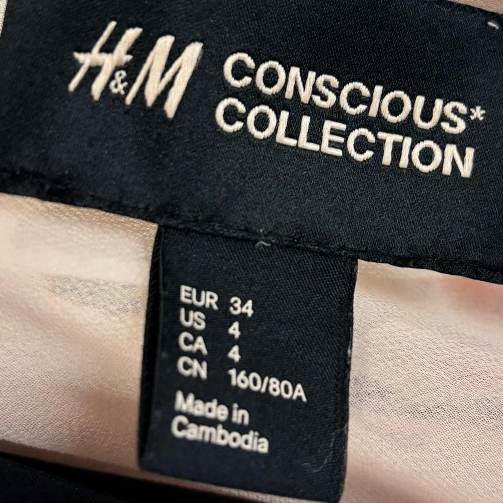 H&M sheer floral kimono blouse - Picture 7 of 8